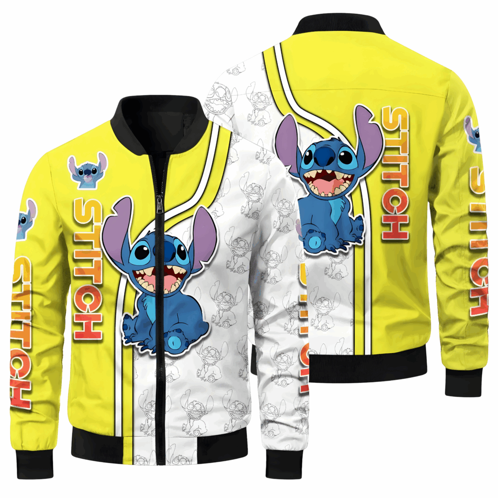 Veste Stitch de Baseball